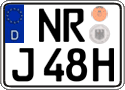 German license plate, Plates for oldtimers (type 