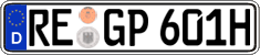 German license plate, Plates for oldtimers (type 