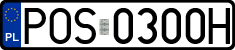 License plates of Poland, Regular car plates