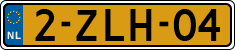 License plate of the Netherlands, Cars