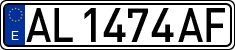 License plates of Spain, 1971 year series