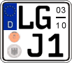 German license plate, Seasonal plates