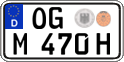 German license plate, Plates for oldtimers (type 