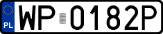 License plates of Poland, Regular car plates