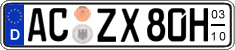 German license plate, Seasonal plates (Oldtimers)