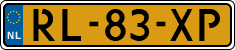 License plate of the Netherlands, Cars