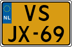 License plate of the Netherlands, Light Commercial Vehicles (1994 system)