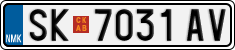 License plate of North Macedonia, Regular plates (2012)