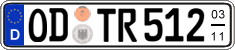 German license plate, Seasonal plates