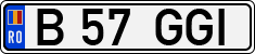 License plate of Romania, Regular plates