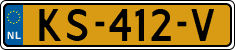 License plate of the Netherlands, Cars
