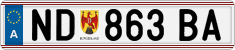 License plate of Austria, Regular plates