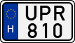 license plates of Hungary, Cars (1990)