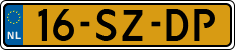 License plate of the Netherlands, Cars