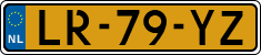License plate of the Netherlands, Cars