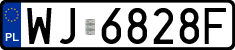 License plates of Poland, Regular car plates