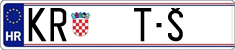 License plate of Croatia, Vanity Plates