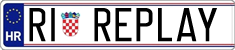 License plate of Croatia, Vanity Plates