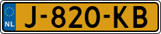 License plate of the Netherlands, Cars