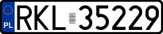 License plates of Poland, Regular car plates