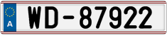 License plate of Austria, Diplomatic