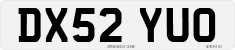 License plate of the United Kingdom, 2001 year system