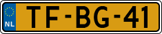 License plate of the Netherlands, Cars