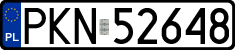 License plates of Poland, Regular car plates