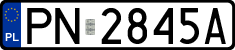 License plates of Poland, Regular car plates