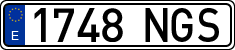 License plates of Spain, Ordinary (2000)
