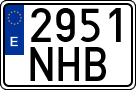 License plates of Spain, Ordinary (2000)