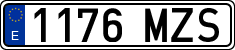 License plates of Spain, Ordinary (2000)