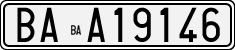 License plate of Italy, Cars (1927 year series)