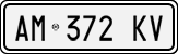 License plate of Italy, Cars (1994 year series)