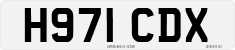 License plate of the United Kingdom, 1983 year system