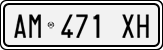 License plate of Italy, Cars (1994 year series)