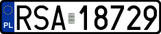 License plates of Poland, Regular car plates
