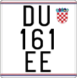 License plate of Croatia, Motorcycles