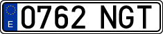 License plates of Spain, Ordinary (2000)