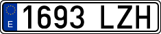 License plates of Spain, Ordinary (2000)