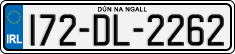 License plate of Ireland, Regular plates