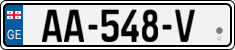 License plate of Georgia, Trailers (2014)