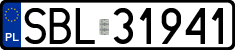 License plates of Poland, Regular car plates