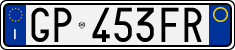 License plate of Italy, Cars (1994 year series)