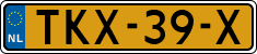 License plate of the Netherlands, Agricultural vehicles