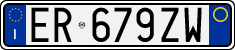 License plate of Italy, Cars (1994 year series)