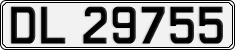 License plate of Norway, Cars