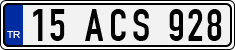 License plate of Turkey, Regular plates
