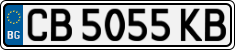 License plate of Bulgaria, Cars