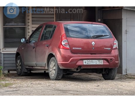 а209уо152, Renault Sandero